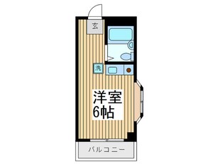 稲荷町マンションの物件間取画像